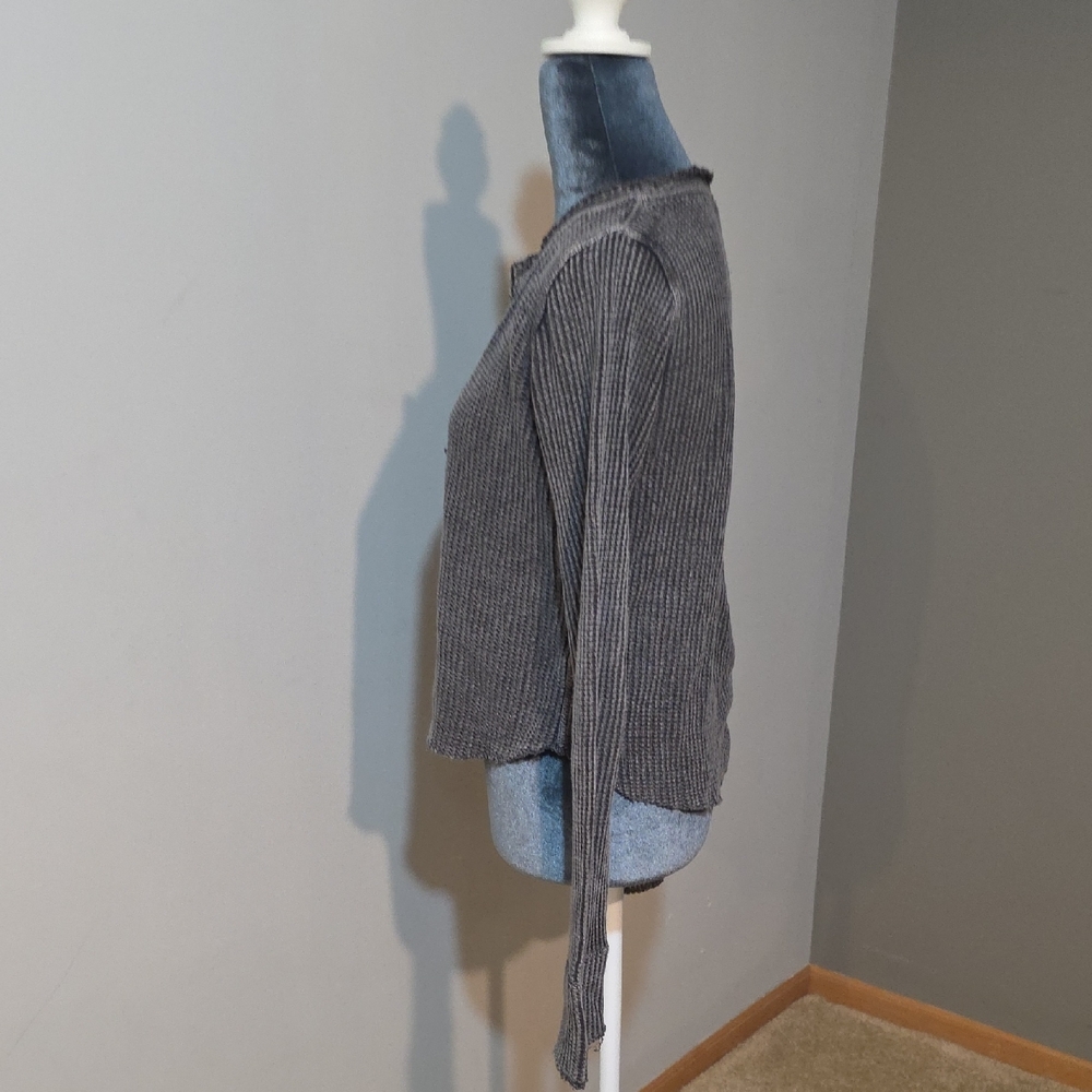 Free People One Colt Thermal Blue Sz S - Picture 6 of 10
